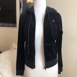 Lilly Pulitzer Velvet Velour Hoodie Zip Jacket